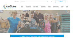 Desktop Screenshot of motionsfitness.com